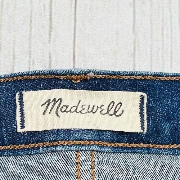 Madewell 8” Skinny Factory Faded Jeans Size 26T - Picture 6 of 13